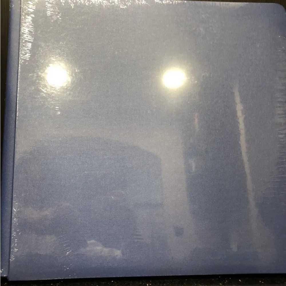 Creative Memories 12x12 Merry Blooms Blue Mica Album Coverset - New - Exclusive